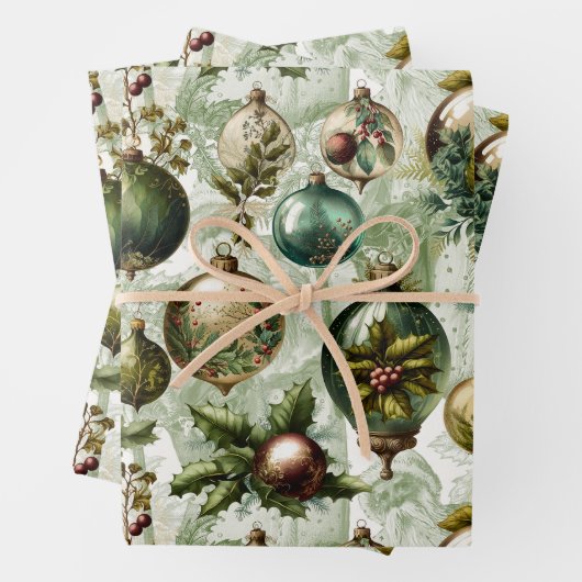 Extravagante Viktorianische Ornamente II Geschenkpapier Set (Beispiel)
