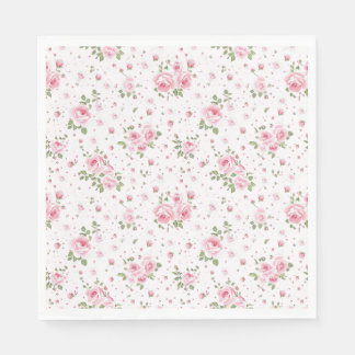 Extravagante Vintage Floral Napkins Serviette