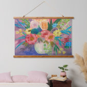 Extravagante Wandverkleidung mit Flor Wandteppich Mit Holzrahmen (Schlafzimmer)