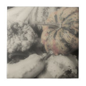 Extravagante Waren in Schwarz und Weiß Fliese (Vorderseite)