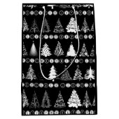 Extravagante Weihnachtsbaumgeschenktasche Mittlere Geschenktüte (Vorderseite)