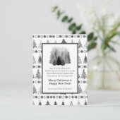 Extravagante Weihnachtsbaumkarte Feiertagskarte (Stehend Vorderseite)