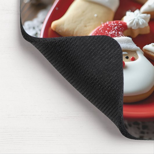 Extravagante Weihnachtskekse Mousepad (Ecke)