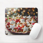 Extravagante Weihnachtskekse Mousepad (Mit Mouse)