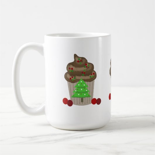 Extravagante Weihnachtskuchen Kaffeetasse (Links)