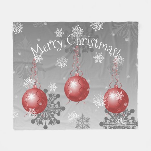 Extravagante Weihnachtsschmuck Fleece Blanket (Vorderseite (Horizontal))