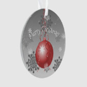 Extravagante Weihnachtsschmuck Ornament (Vorderseite)