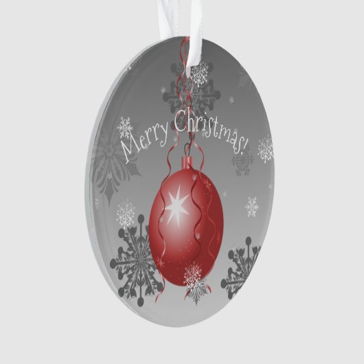 Extravagante Weihnachtsschmuck Ornament (Vorderseite)