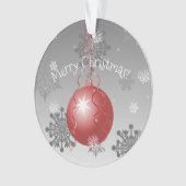 Extravagante Weihnachtsschmuck Ornament (Vorderseite)