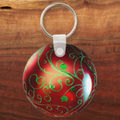 Extravagante Weihnachtsschmuck Schlüsselanhänger (Rückseite)