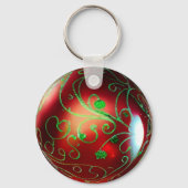 Extravagante Weihnachtsschmuck Schlüsselanhänger (Rückseite)
