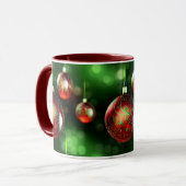 Extravagante Weihnachtsschmuck Tasse (Vorderseite Links)