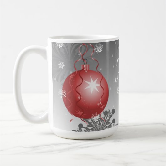Extravagante Weihnachtsschmuck Tasse (Links)
