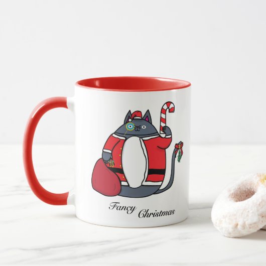 Extravagante WeihnachtsTasse Tasse (Mit Donut)