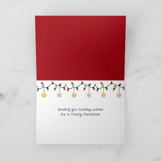 Extravagante Weihnachtszucker Feiertagskarte (Innenseite)