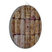 Extravagante Weinkorks Dartscheibe (Vorderseite Links)