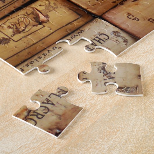 Extravagante Weinkorks Puzzle (Seite)