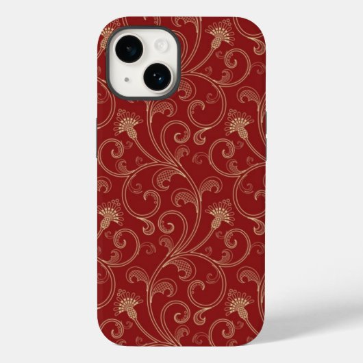 Extravagante Wirbel Telefonzelle Case-Mate iPhone Hülle (Rückseite)