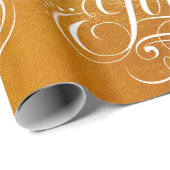 Extravagante Wirble Joy-Gold-Foil-Briefe Kalligraf Geschenkpapier (Rolleneckpunkt)