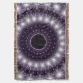 Extravagante, zarte Schwarz-Weiß-Rundstrecke Decke (Vorderseite Vertikal)