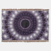 Extravagante, zarte Schwarz-Weiß-Rundstrecke Decke (Vorderseite)