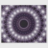 Extravagante, zarte Schwarz-Weiß-Rundstrecke Geschenkpapier (Flach)