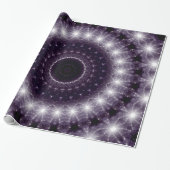 Extravagante, zarte Schwarz-Weiß-Rundstrecke Geschenkpapier (Ungerollt)