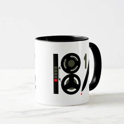 Extravagante zweifarbige Tasse (VorderseiteRechts)