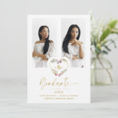 Extravaganter Abschluss Romantisches Blumenherz 2 (Stehend Vorderseite)