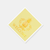 Extravaganter Ananas Empfang Serviette (Ecke)
