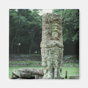 Extravaganter antiker Mayan Ruins Square Kühlschra Magnet