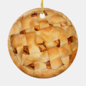 Extravaganter Apple Pie Keramik Ornament (Hinten)