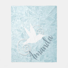 Extravaganter Ausschnitt von Hummingbird Fleecedecke