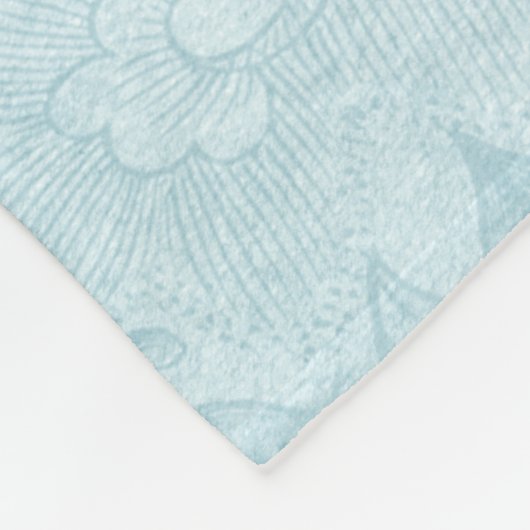 Extravaganter Ausschnitt von Hummingbird Fleecedecke (Ecke)