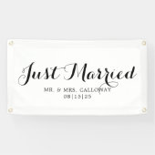 Extravaganter Banner für verheiratete Fahrzeuge (Horizontal)