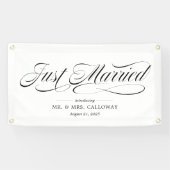 Extravaganter Banner für verheiratete Fahrzeuge (Horizontal)