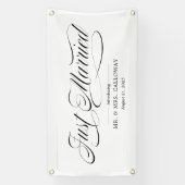 Extravaganter Banner für verheiratete Fahrzeuge (Vertikal)