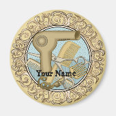 Extravaganter Beautician-Magnet Magnet (Vorne)