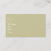 Extravaganter Bettrahmen grafisch mit Kissen Visitenkarte (Rückseite)