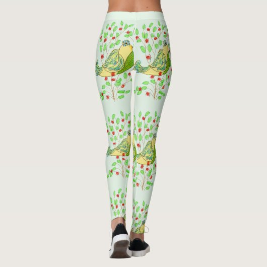 Extravaganter Bird Leggings (Rückseite)