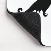 Extravaganter Black Mustache Mouse Pad Mousepad (Ecke)