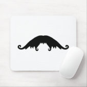 Extravaganter Black Mustache Mouse Pad Mousepad (Mit Mouse)