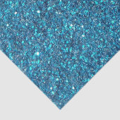 Extravaganter blauer GlitzerShine Seidenpapier (Ausschnitt)