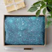 Extravaganter blauer GlitzerShine Seidenpapier (Geschenk)