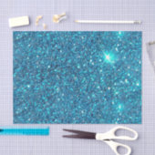 Extravaganter blauer GlitzerShine Seidenpapier (Handwerk)