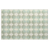 Extravaganter Boho verzierter grüner Stoff (Fat Quarter (45,7 x 55,9 cm))