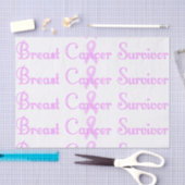 Extravaganter Brustkrebs-Überlebender Seidenpapier (Handwerk)