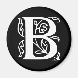 Extravaganter Buchstabe B Magnet