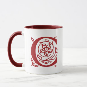 Extravaganter Buchstabe C Tasse
