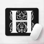 Extravaganter Buchstabe H Mousepad (Mit Mouse)